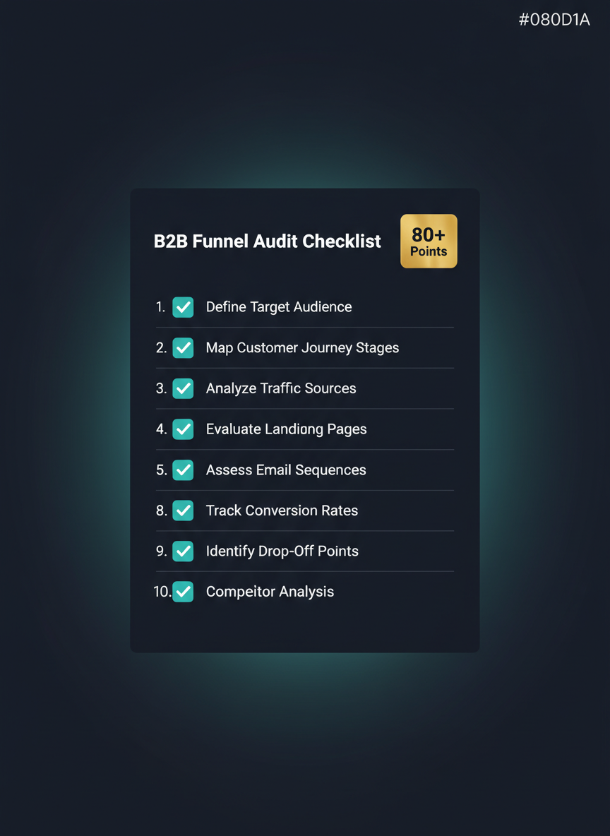 B2B Funnel Audit Checklist Preview